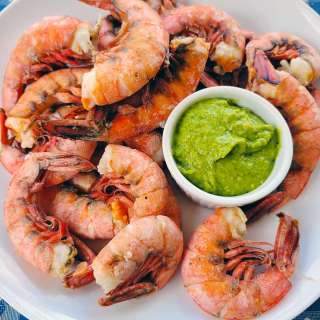 Simple Steamed Royal Red Shrimp