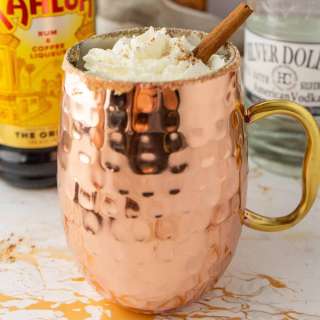 Pumpkin Spice White Russian Cocktail