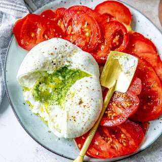 Pesto Stuffed Burrata
