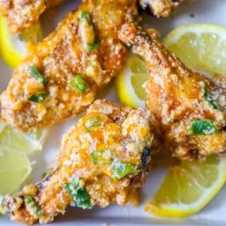Lemon Garlic Parmesan Baked Chicken Wings Recipe