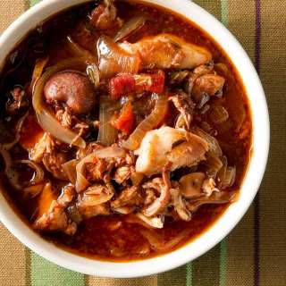 Greek Rabbit Stew. Kouneli Stifado