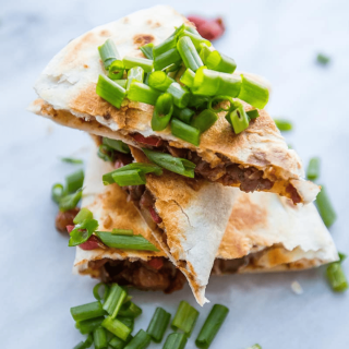 Meaty Vegan Quesadillas