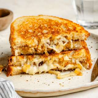 Caramelized Onion Grilled Cheese