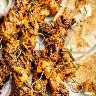Grilled Chicken Shawarma Kebabs