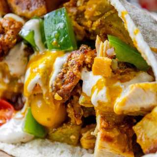 Chicken Shwarma Pitas
