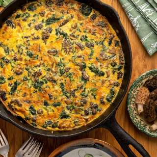 Mushroom Spinach Frittata