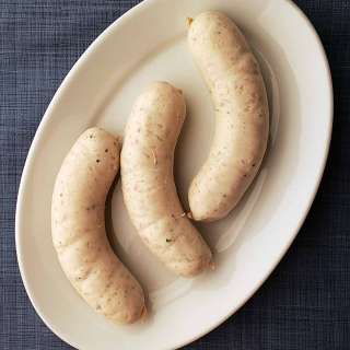 Homemade Weisswurst Sausage