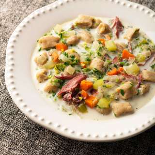 Knoephla Soup