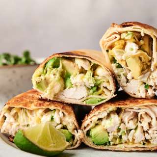 Crispy Chicken Avocado Wraps