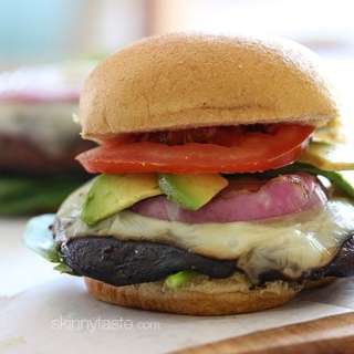 The Best Grilled Portobello Mushroom Burger