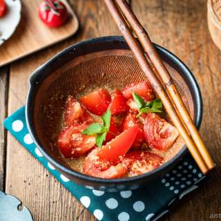Tomato Salad with Sesame Ponzu