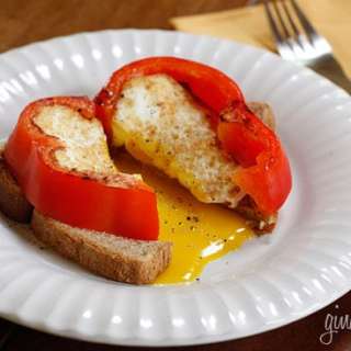 Red Pepper Egg-In-A-Hole