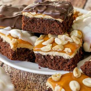 Snickers Brownie Bites Recipe