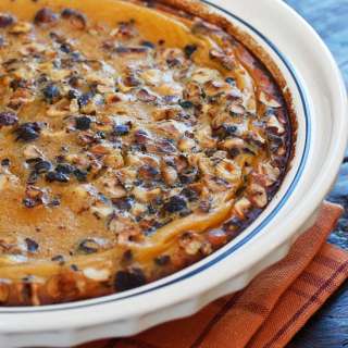 Pumpkin Hazelnut Flaugnarde (Clafoutis)