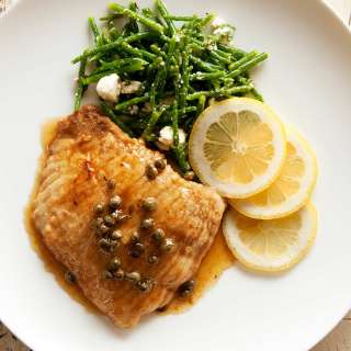 Skate or Ray Wing with Brown Butter
