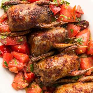 Grilled Doves a la Mancha