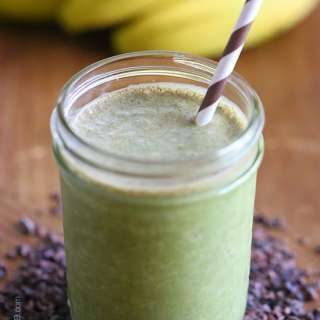 Superfood PB Banana and Cacao Green Smoothie