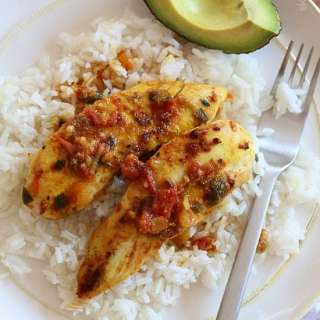 Weeknight Skillet Sazon Chicken Tenders