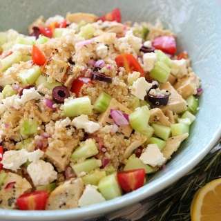 Grilled Mediterranean Chicken and Quinoa Salad