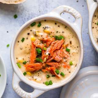 Seattle Smoked Salmon Chowder