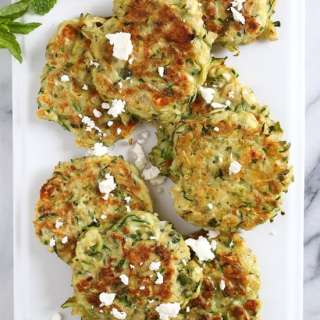 Zucchini and Feta Fritters