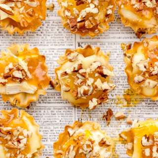 Brie Phyllo Tarts Recipe