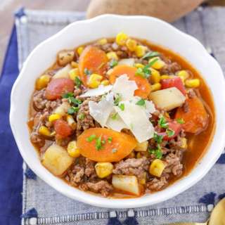 Crock Pot Hamburger Soup