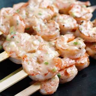 Bangin' Grilled Shrimp Skewers