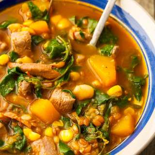 Three Sisters Stew with Grouse