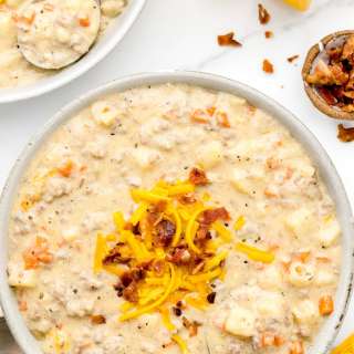 Crock Pot Cheeseburger Soup Recipe