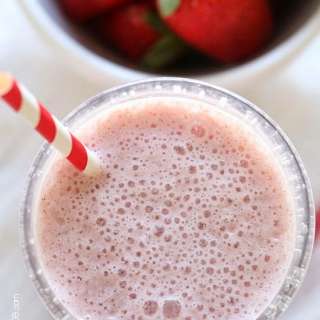 Roasted Strawberry Protein Smoothie