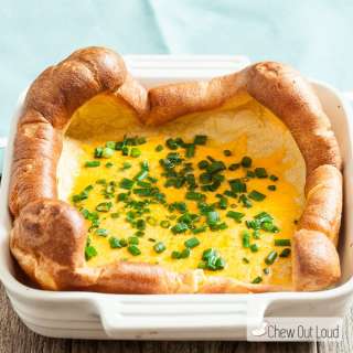 Cheesy Baked Puff Pancake