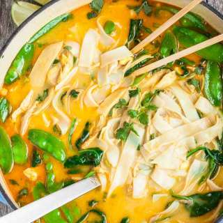 Coconut Curry Chicken Noodle Soup