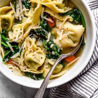 Spinach Tortellini Soup