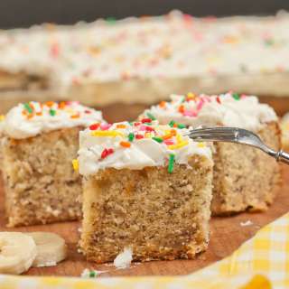 Banana Cake with Cream Cheese Frosting