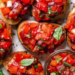 Bruschetta with Tomato and Basil