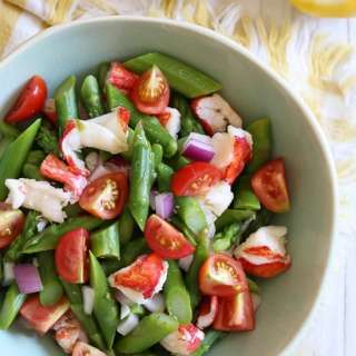 Lobster Asparagus Chopped Salad