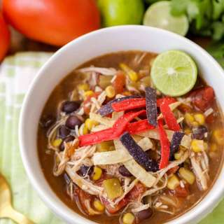 Healthy Chicken Tortilla Soup Recipe