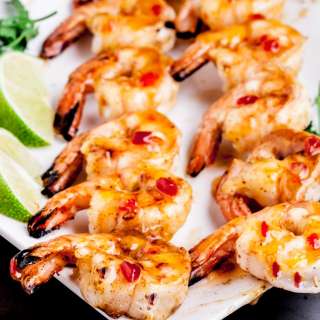 Grilled Shrimp Kabobs (Skewers)