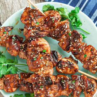 Asian Chicken Skewers
