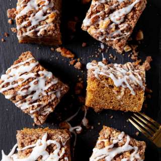 Pumpkin Coffee Cake with Streusel