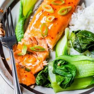 Sweet and Spicy Glazed Salmon