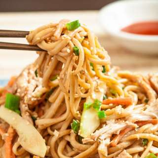 Asian Cold Sesame Noodles (Nut Free)