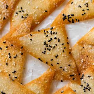Baked Wonton Chips