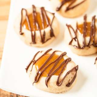 Twix Thumbprint Cookies Recipe