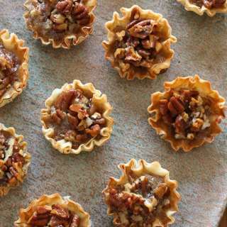 Mini Pecan Phyllo Tarts