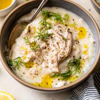 Avgolemono Chicken and Rice Soup 