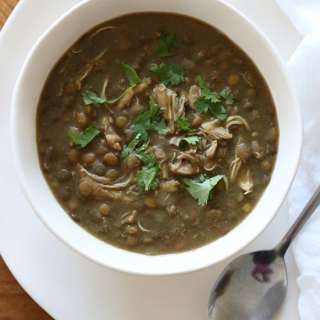 Instant Pot Chicken and Lentil Soup