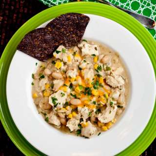 White Chicken Chili (Crockpot)