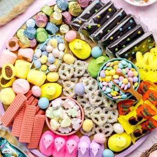Easter Candy Charcuterie Board